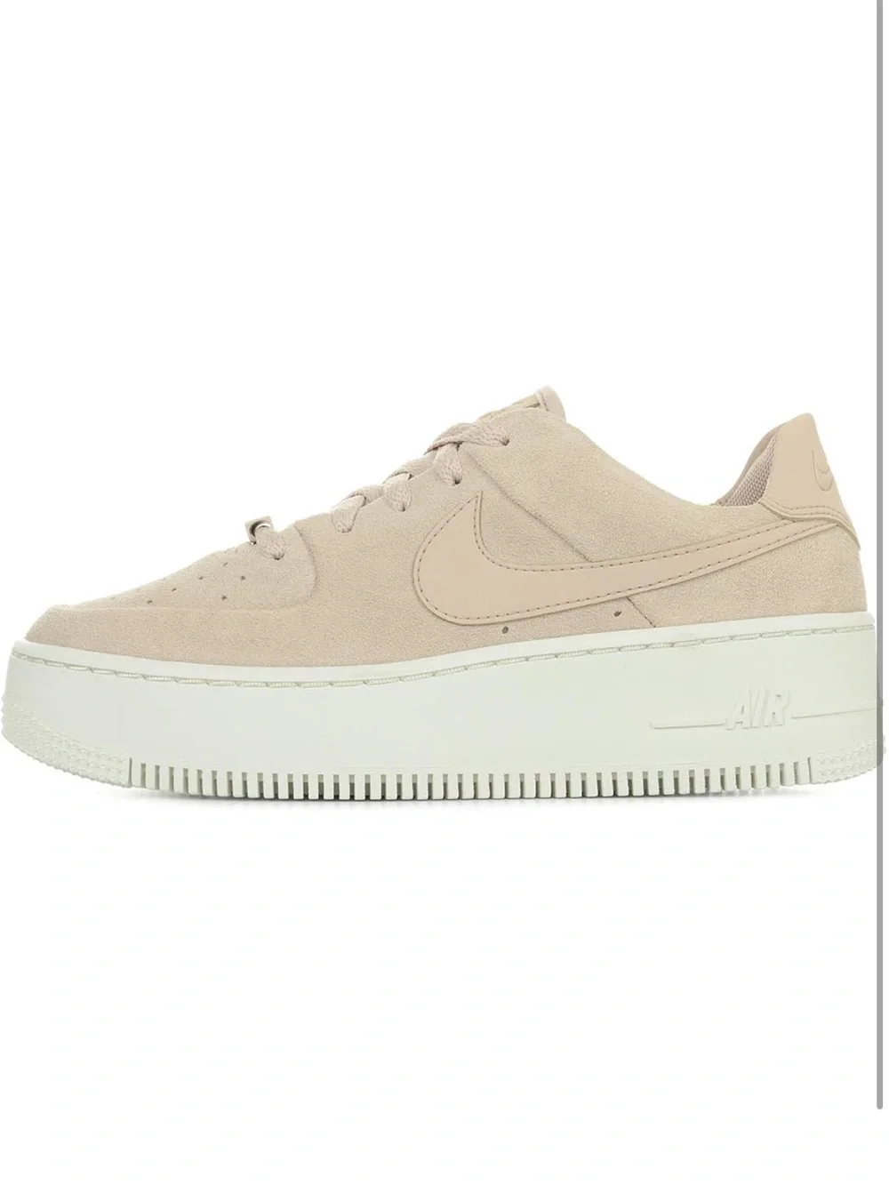 Nike Platform Air Force 1 Sneaker in Blush Pink - Picture 4 of 4